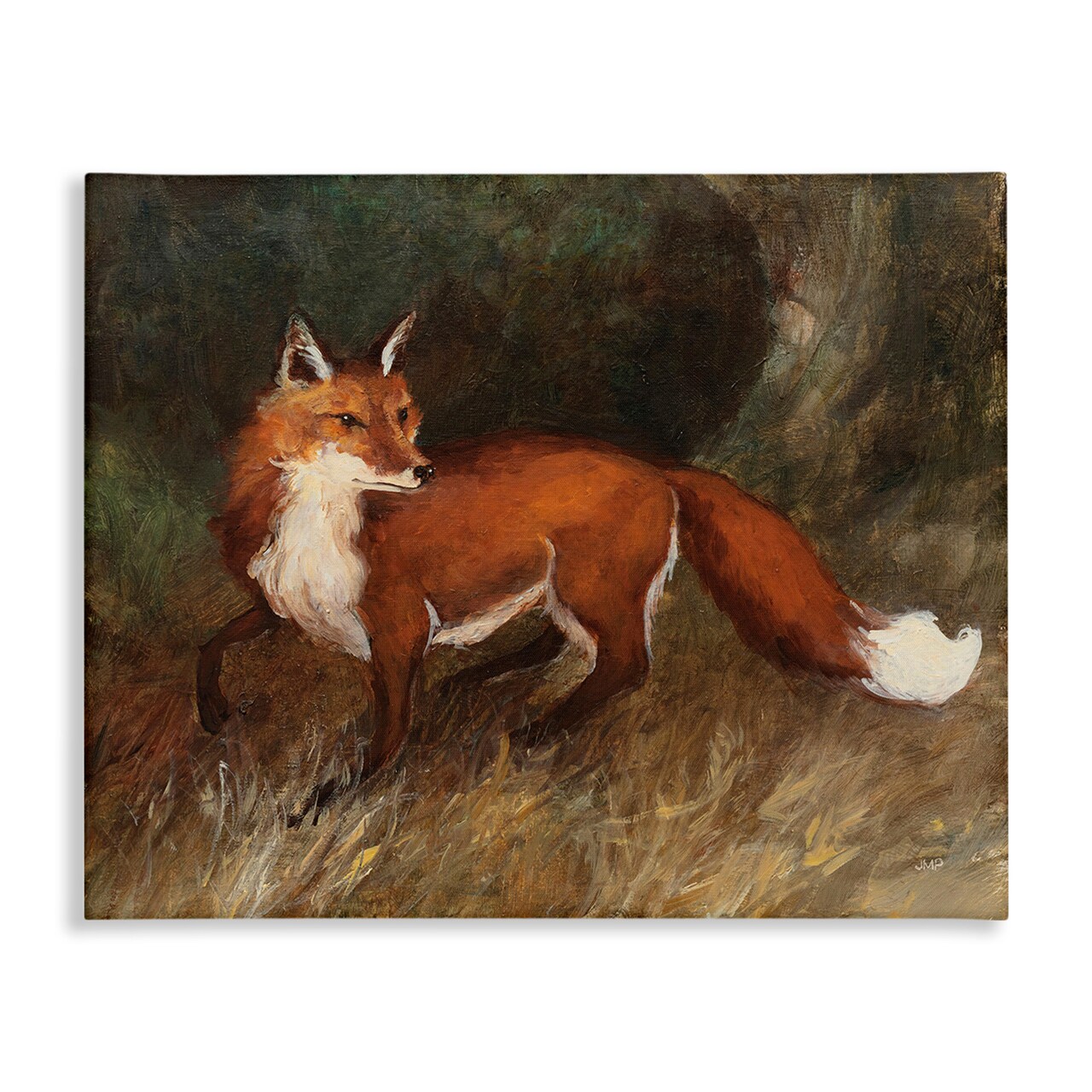 Stupell Industries Wild Fox in Forest Canvas Design By Julia Purinton